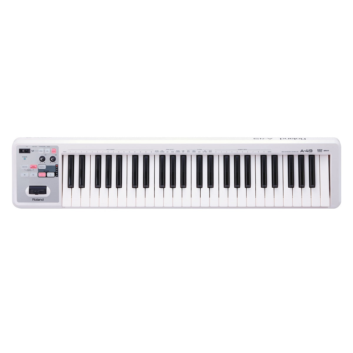 Roland MIDI Keyboard Controller A-49 - White