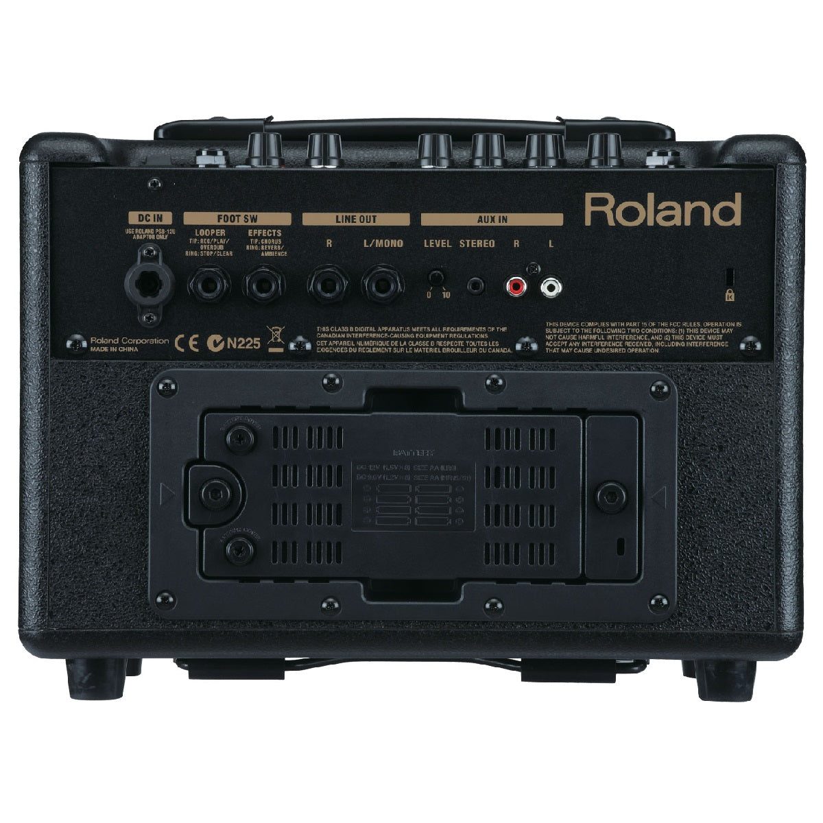 Roland - AC-33 Acoustic Chorus Guitar Amplifier 30w Back