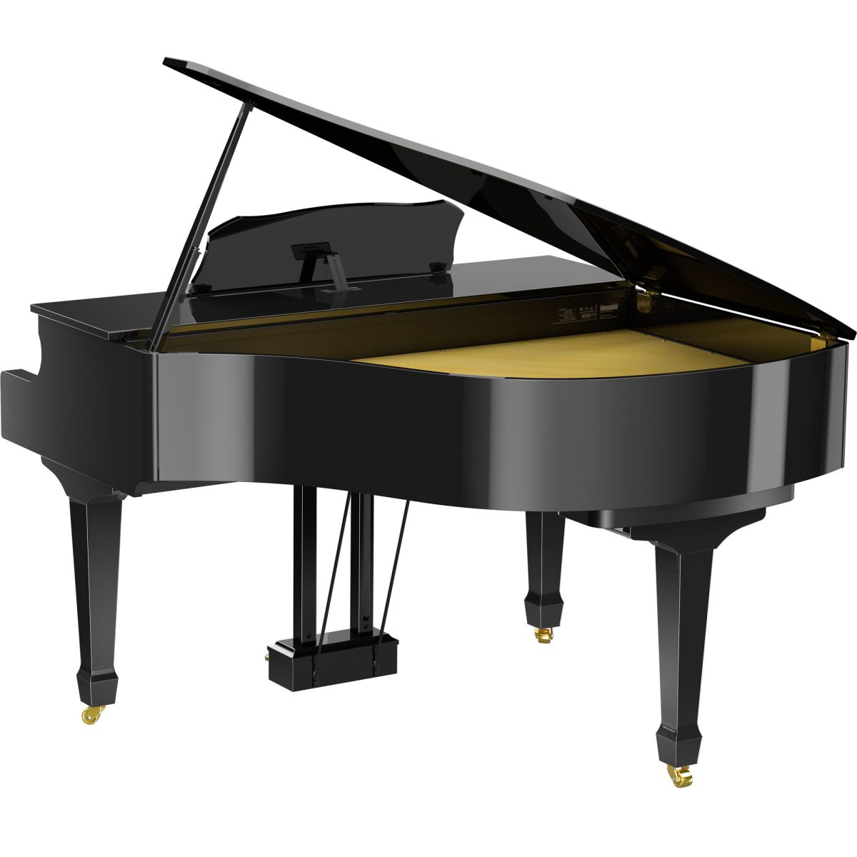 Roland - GP609PE - Digital Grand Piano back