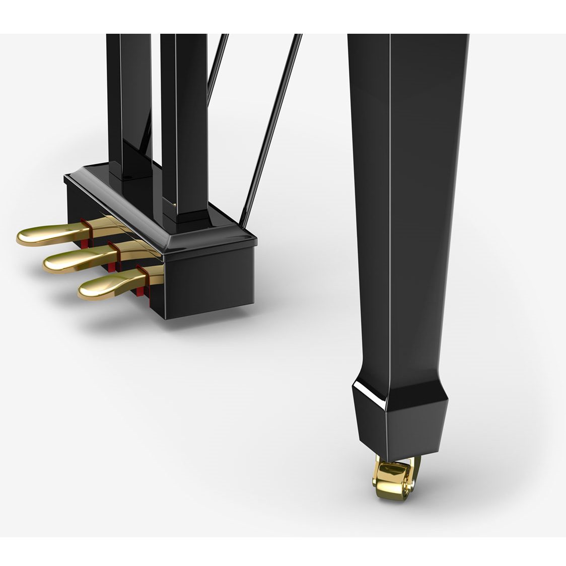 Roland - GP609PE - Digital Grand Piano casters