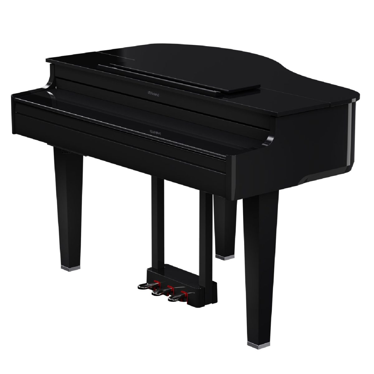 Roland - GP-6 Digital Grand Piano - Polished Ebony Closed
