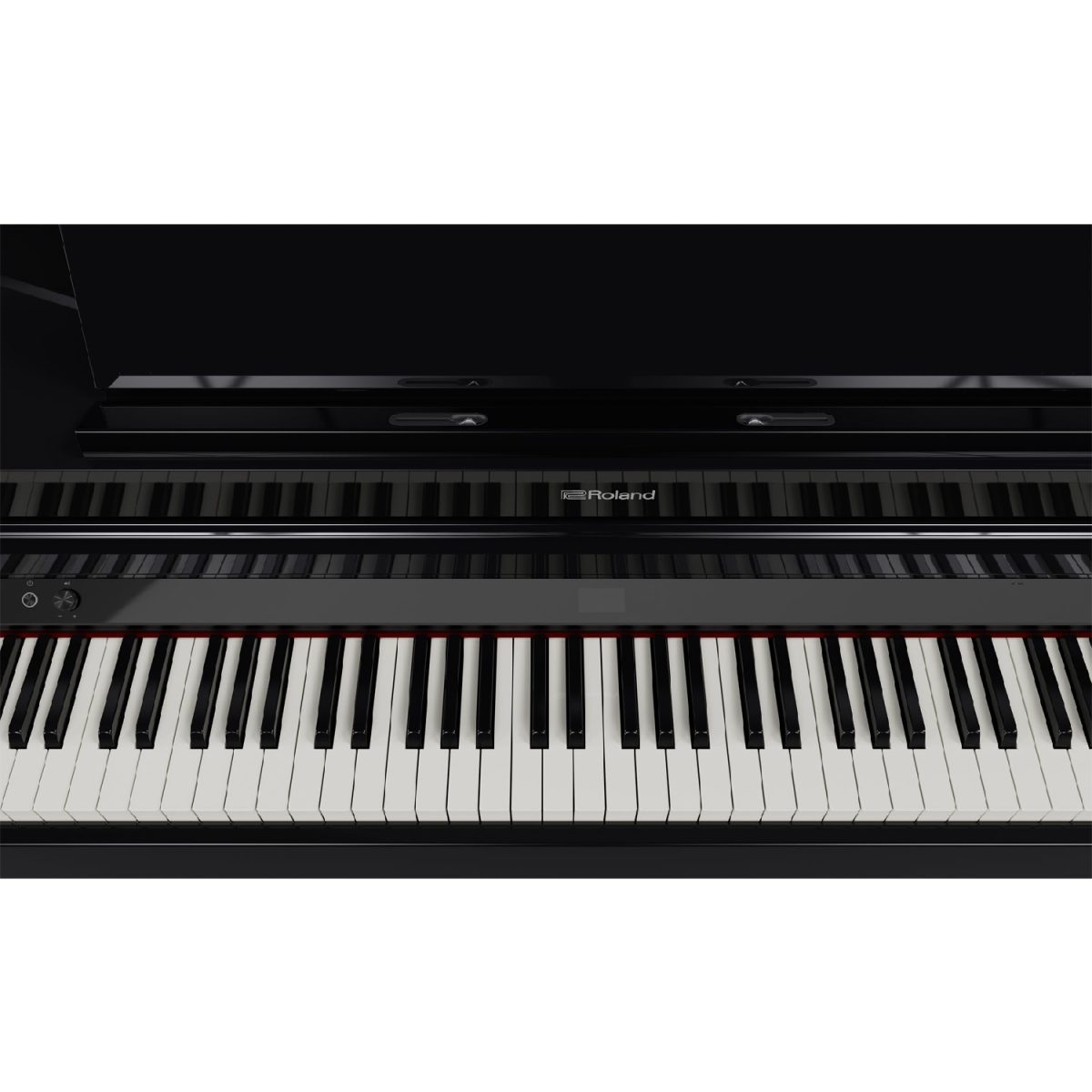 Roland - GP-6 Digital Grand Piano - Polished Ebony Functions Closed