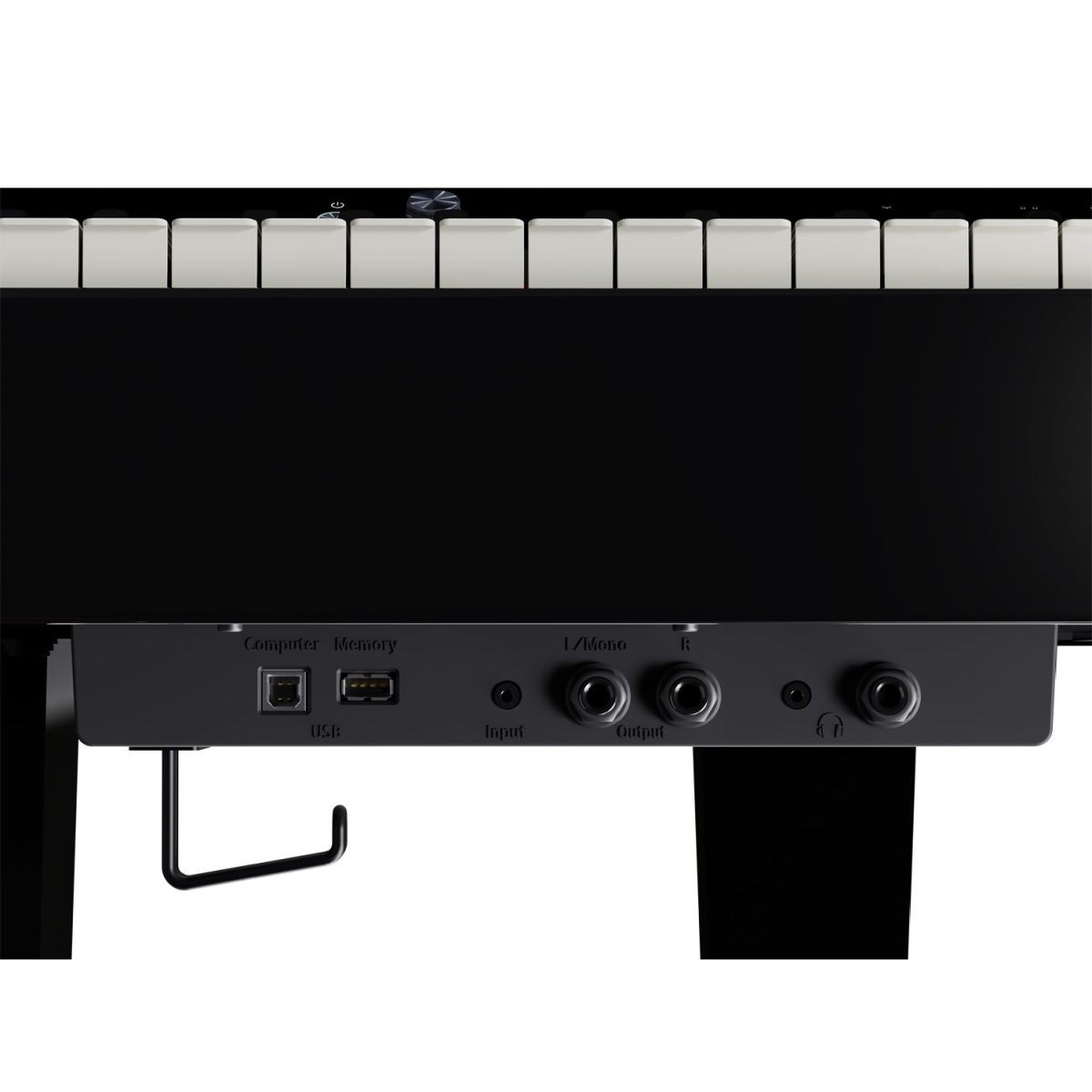 Roland - GP-6 Digital Grand Piano - Polished Ebony Inputs