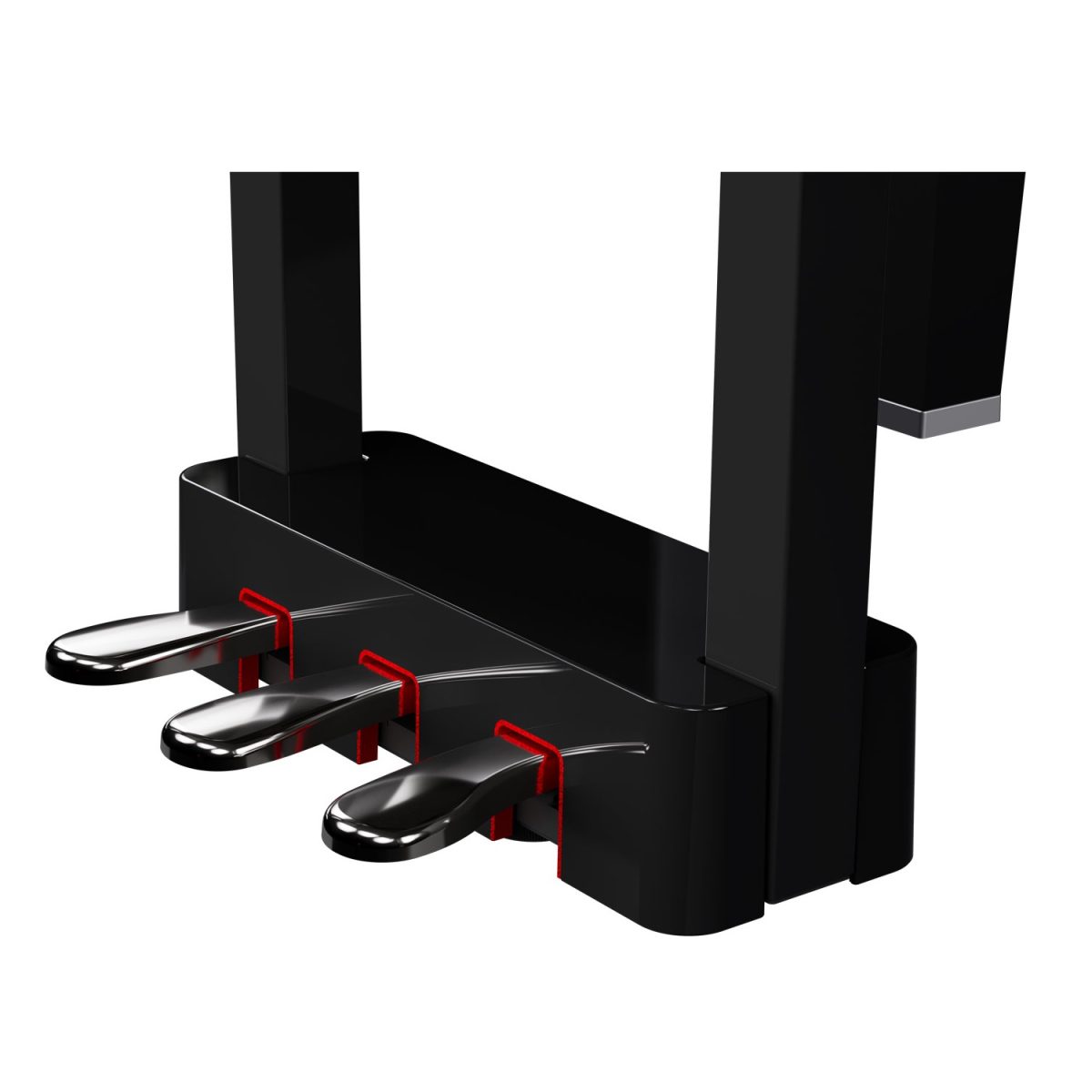 Roland - GP-6 Digital Grand Piano - Polished Ebony Pedals