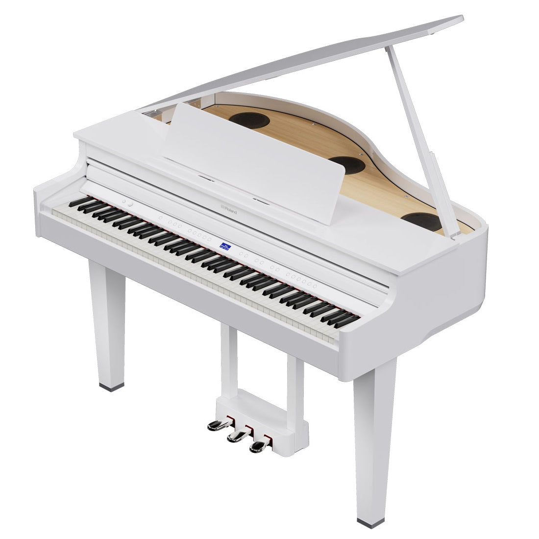 Roland - GP-6 Digital Grand Piano - Polished White