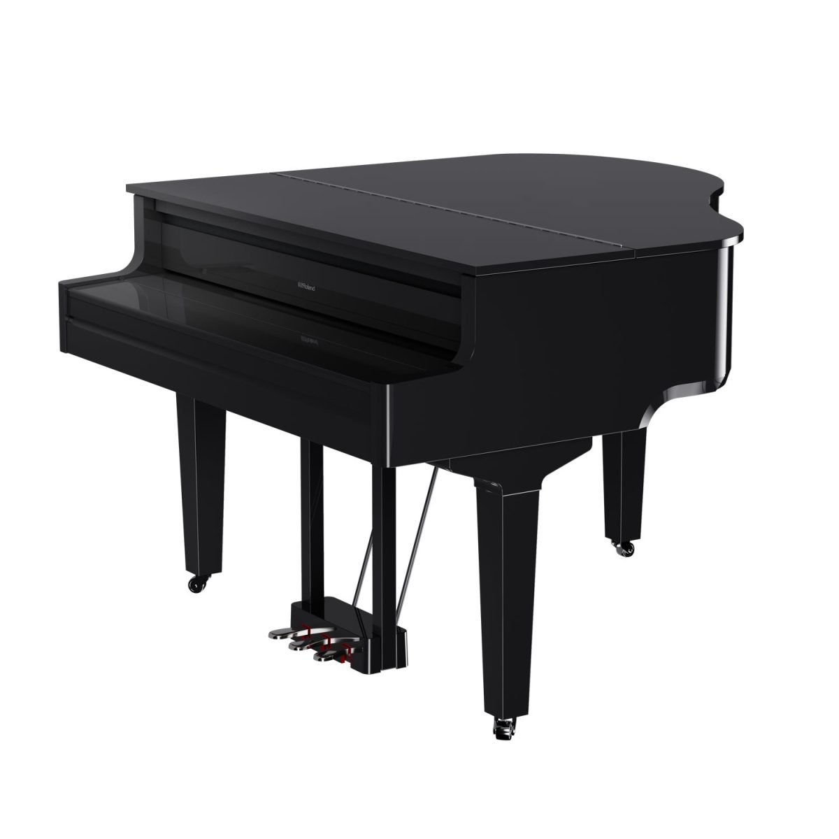Roland - GP-9 Digital Piano - Polished Ebony Closed