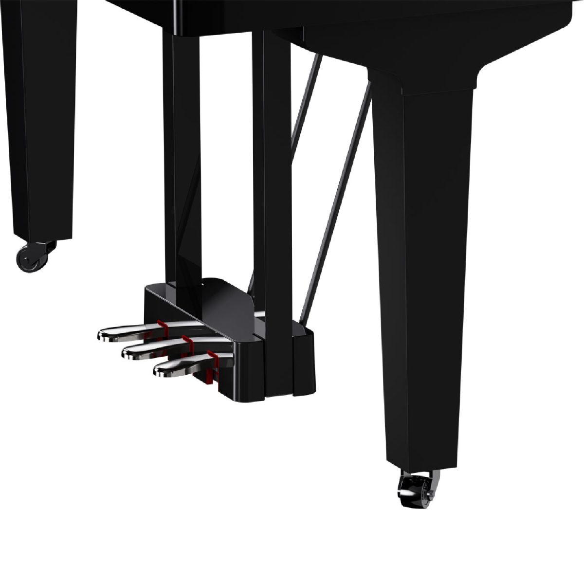 Roland - GP-9 Digital Piano - Polished Ebony Pedals