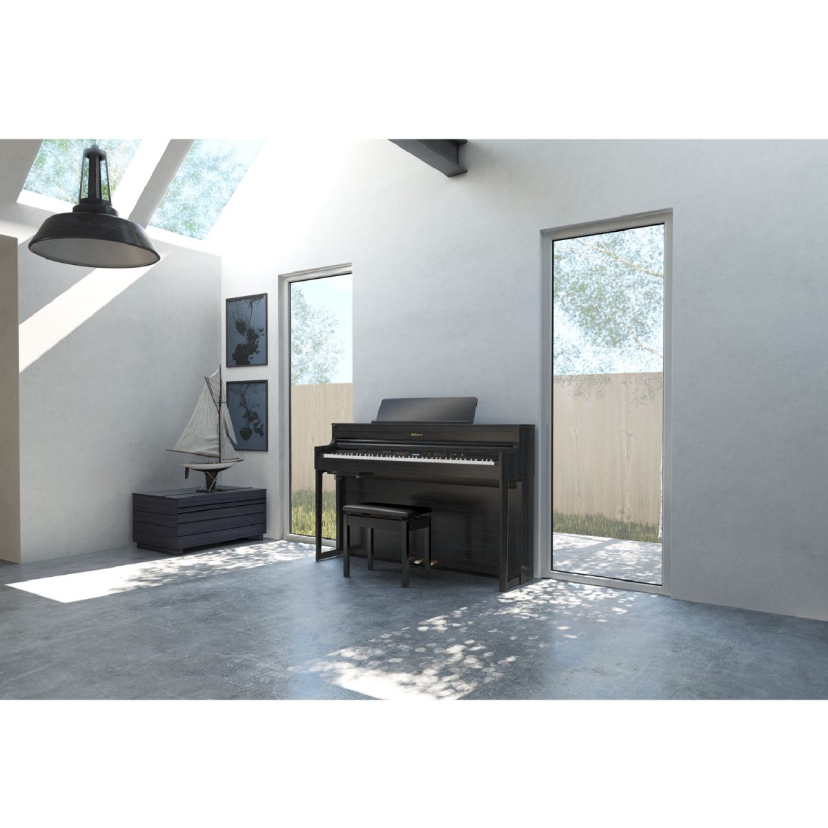 Roland HP704 – Digital Piano – Charcoal