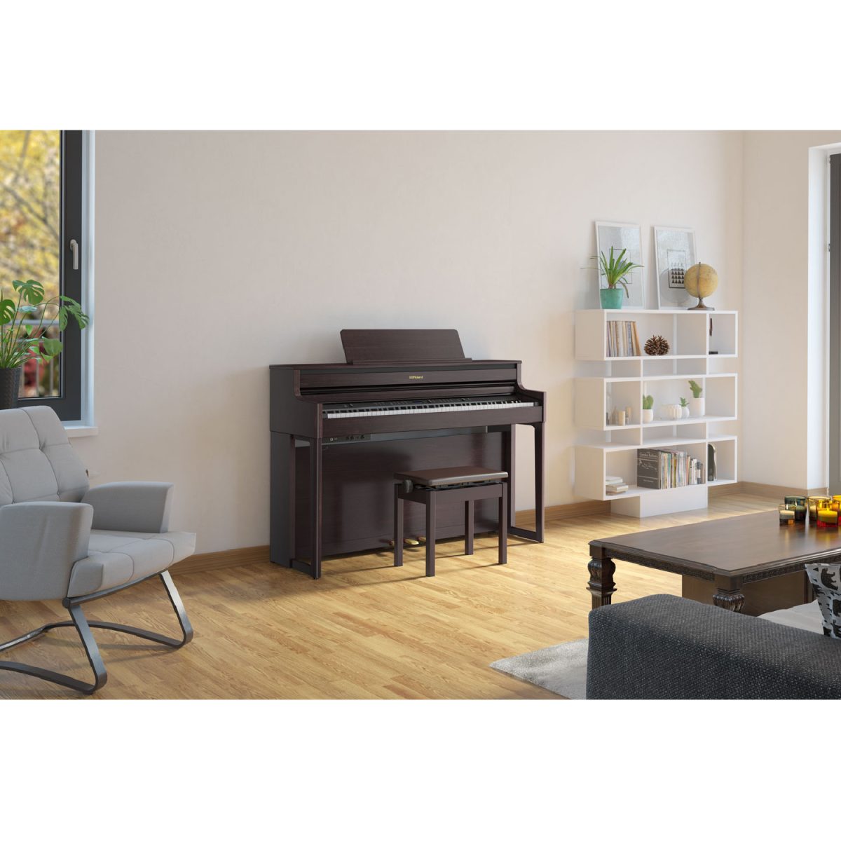 Roland HP704 – Digital Piano – Dark Rosewood