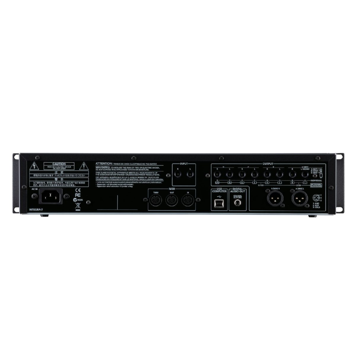 Roland - INTEGRA-7 SuperNATURAL Sound Module Back