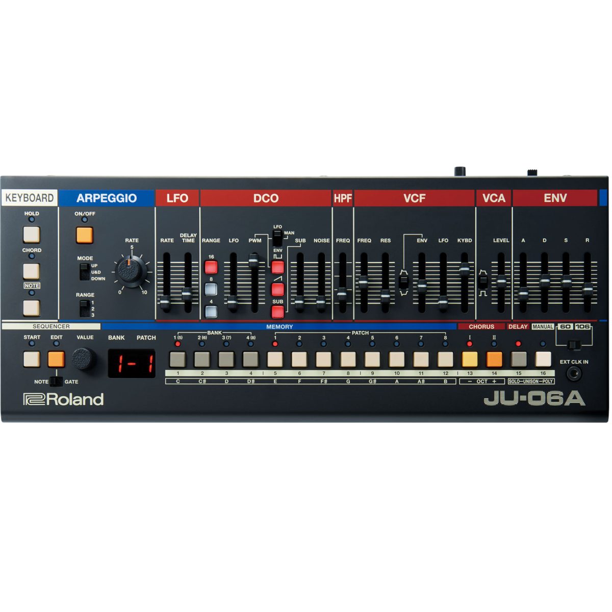 Roland JU-06A Sound Module top