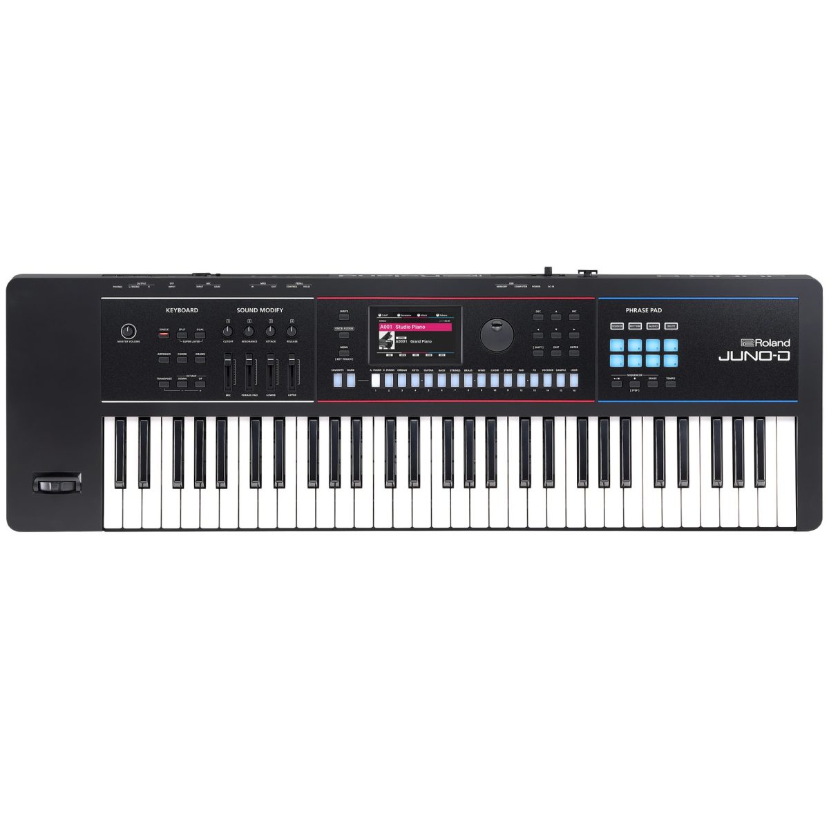 Roland - JUNO-D6 Synthesizer 61 Synth-Action Keys