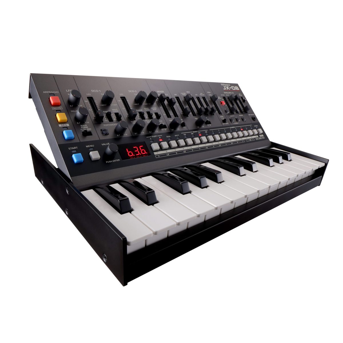 Roland JX-08 Sound Module with K25M angle