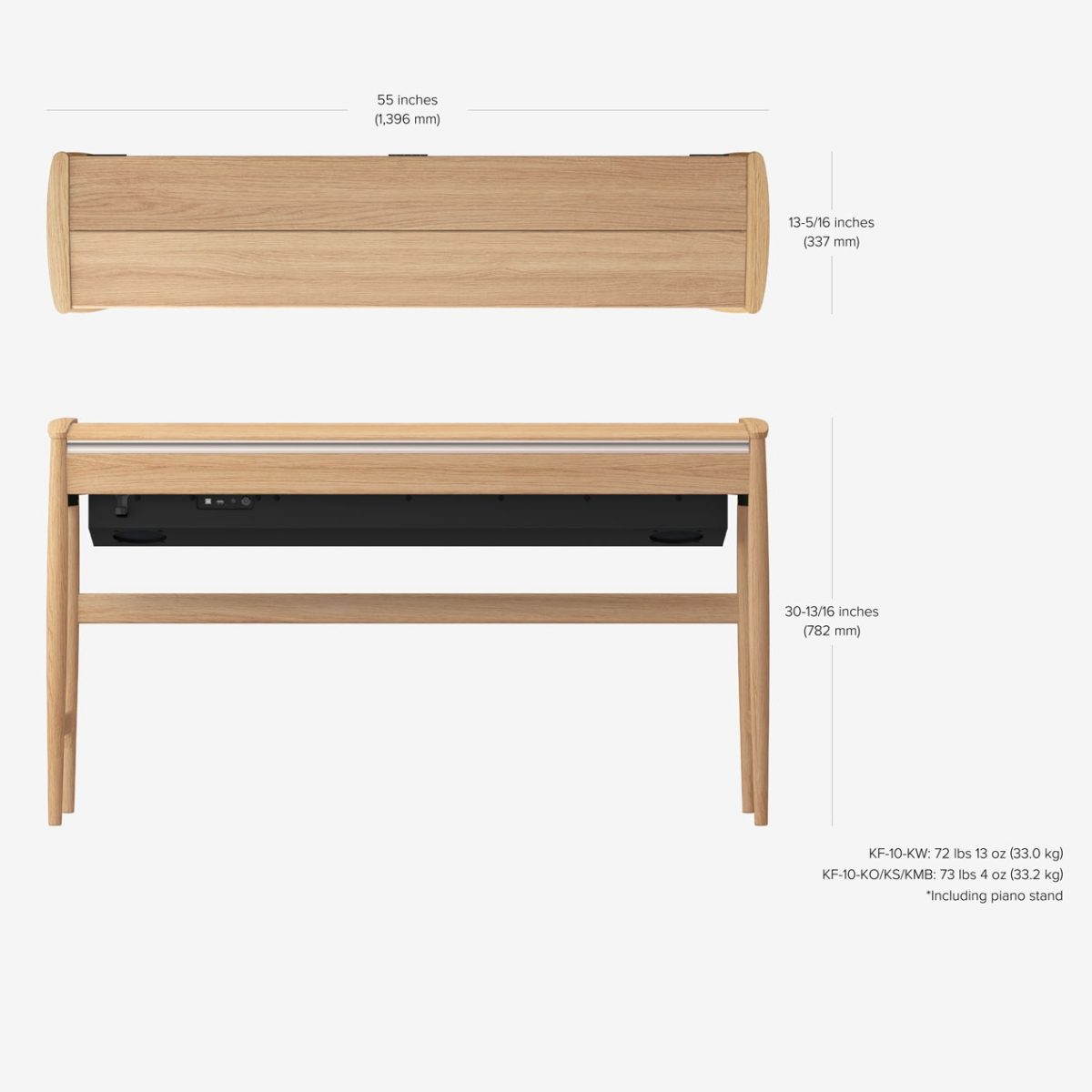 Roland Kiyola KF10 - Artisan digital piano - Oak