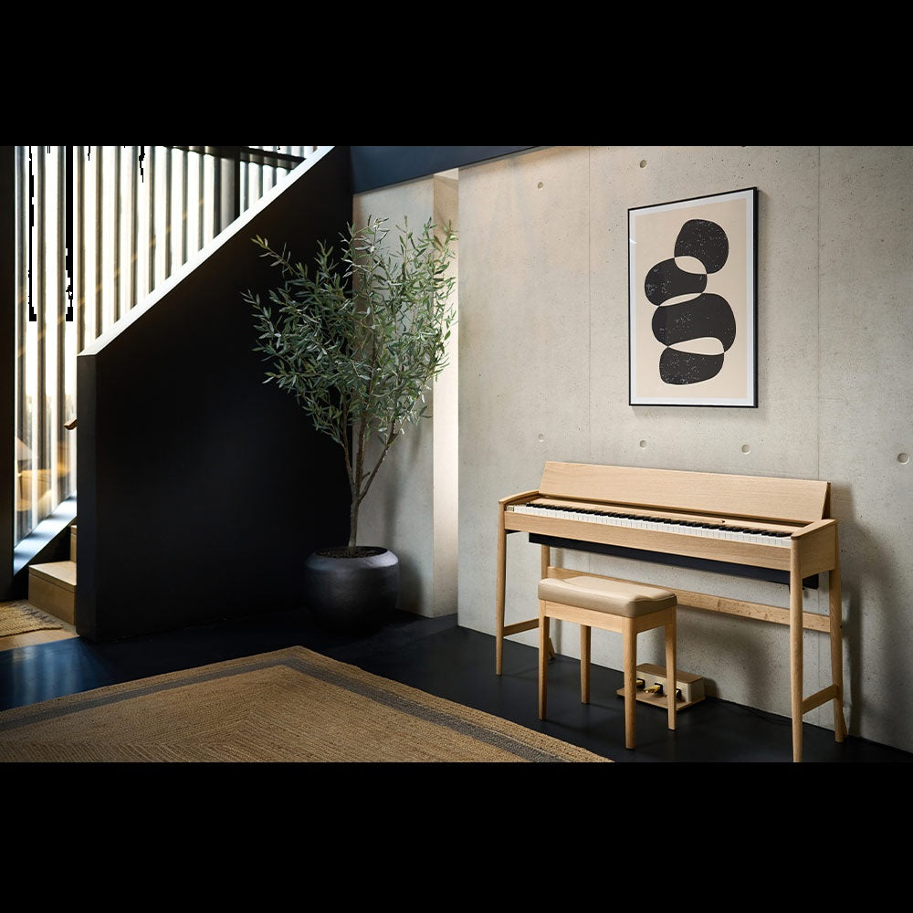 Roland - KIYOLA KF-20 Artisan Digital Piano - Pure Oak