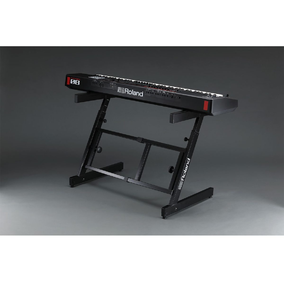 Roland - KS-11Z Keyboard Stand Front with Piano