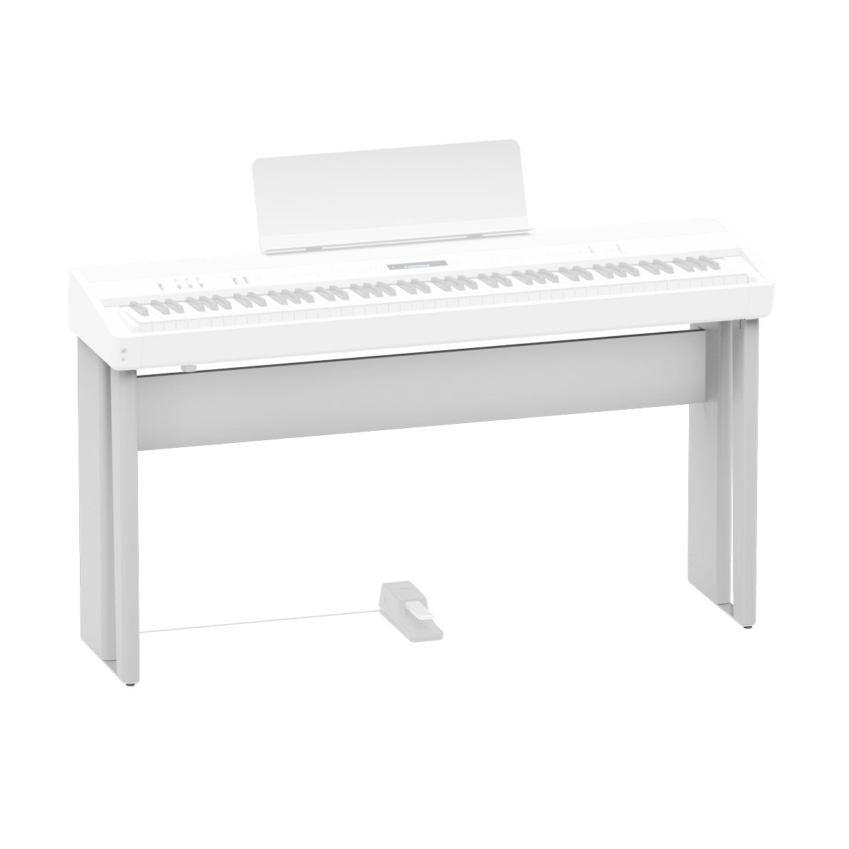 Roland - KSC-90 Custom Stand for FP-90 - White