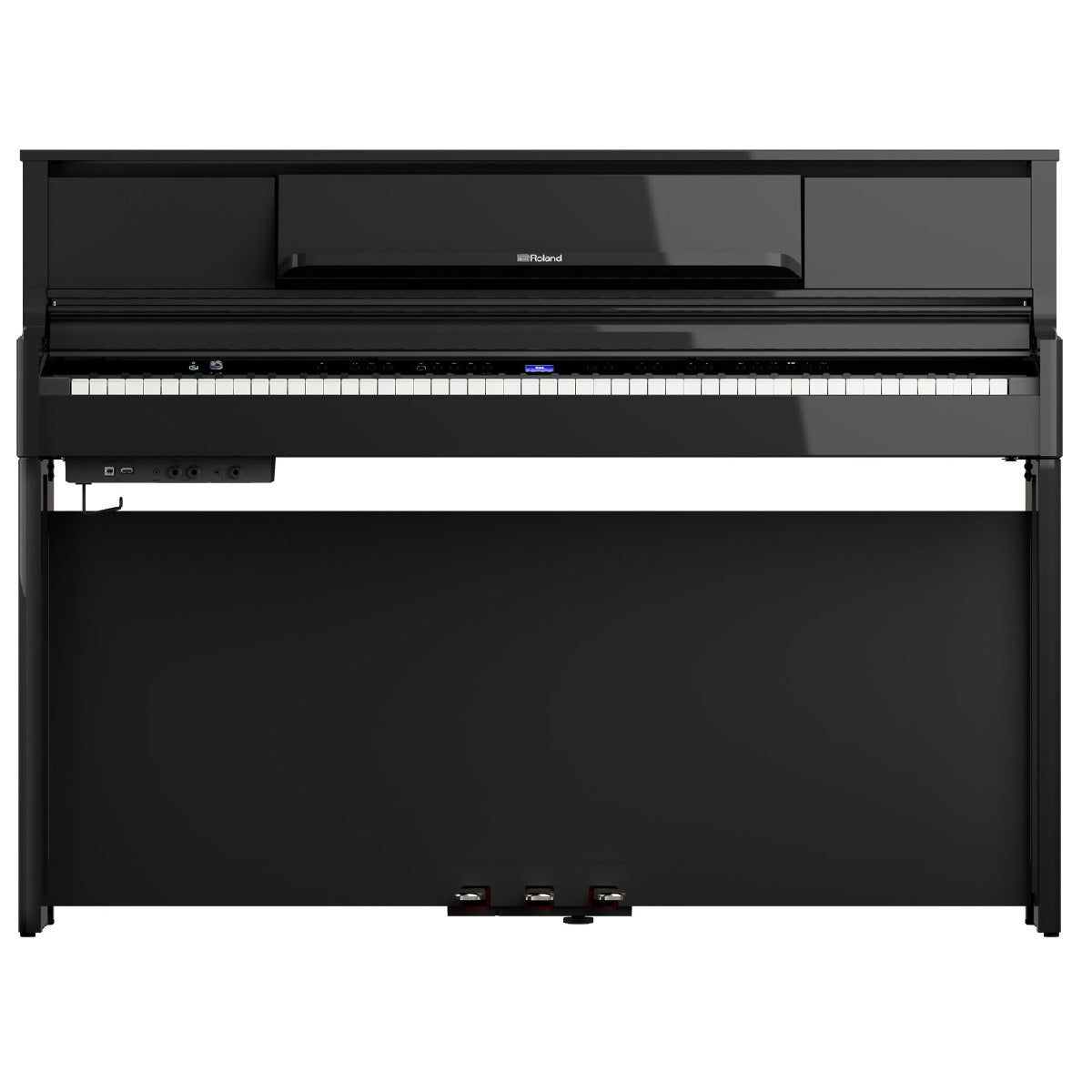 Roland – LX-5 Upright Digital Piano – Polished Ebony Front