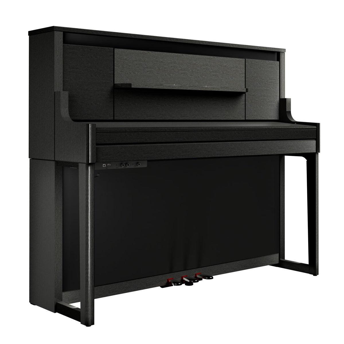 Roland - LX-9 Upright Digital Piano - Charcoal Black Closed