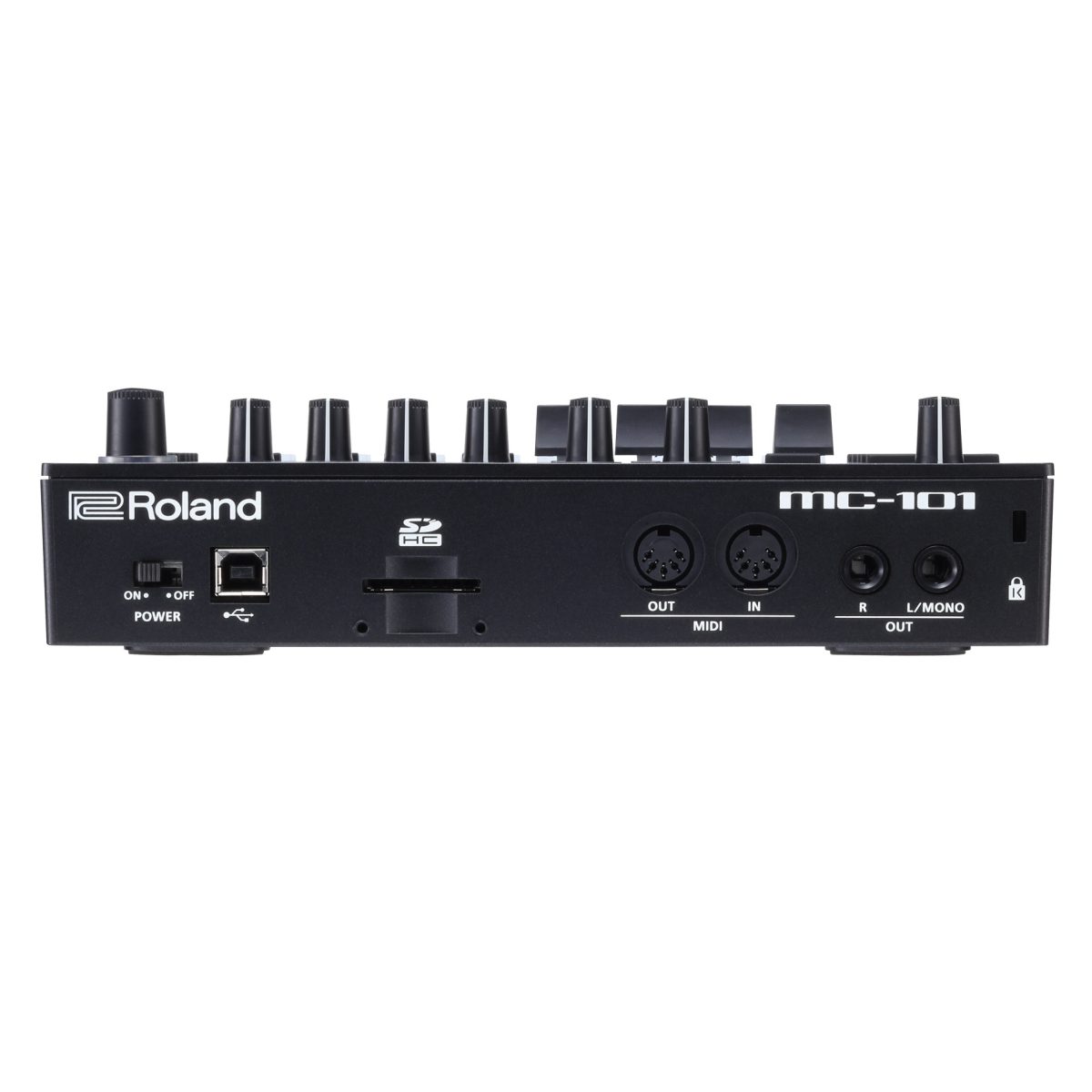 Roland MC101 Groovebox back