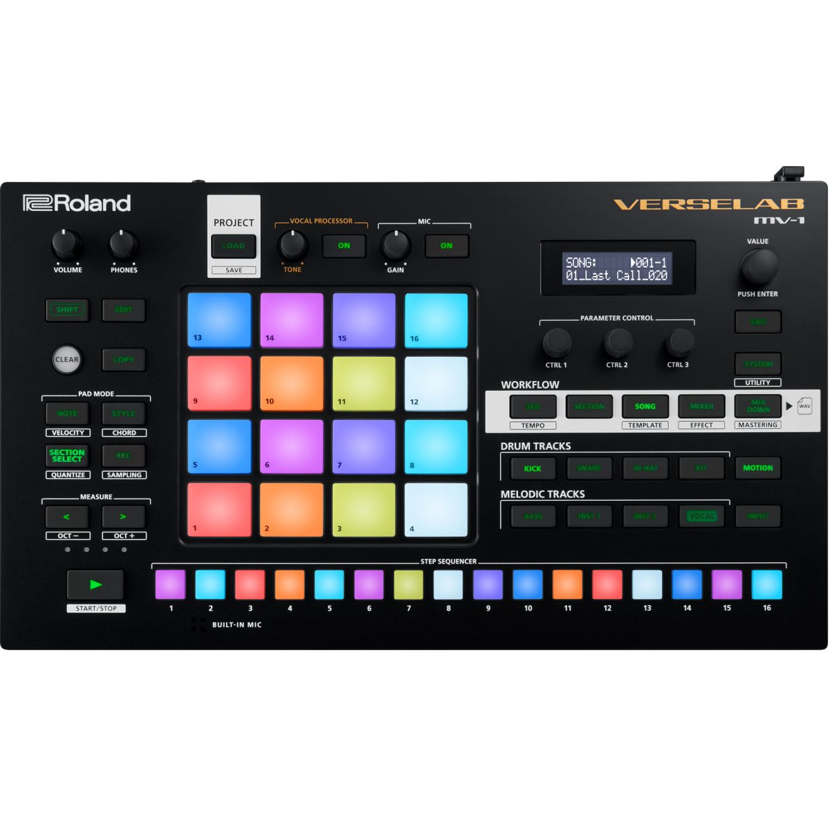Roland Verselab MV-1 top