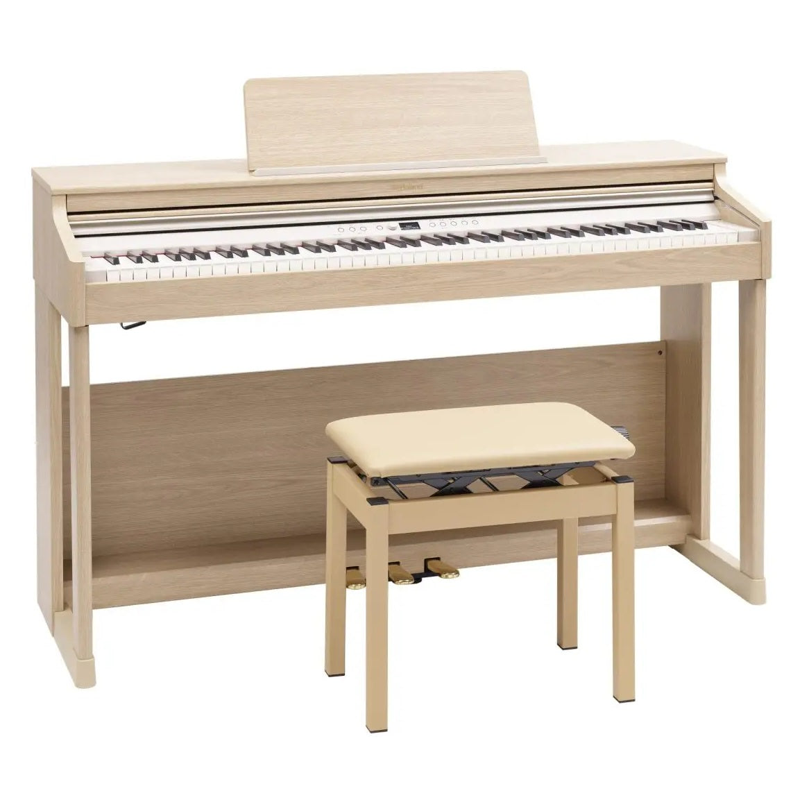 Roland - RP701 Digital Upright Piano - Light Oak