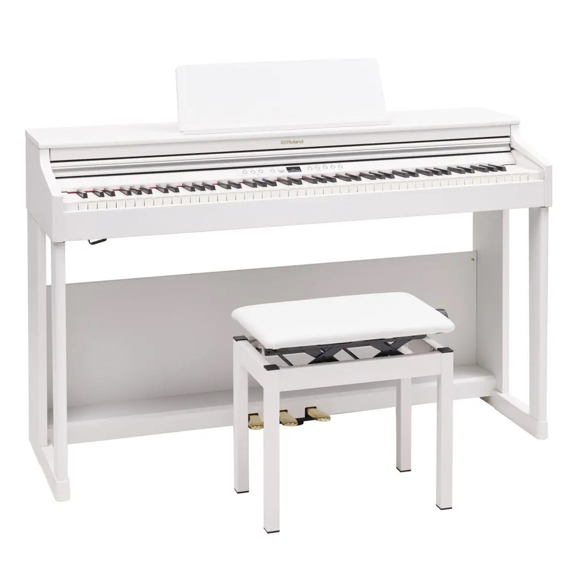 Roland - RP701 Digital Upright Piano - White
