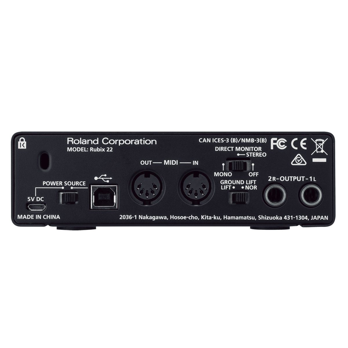 Roland - Rubix22 USB Audio Interface - 2-IN/2-OUT