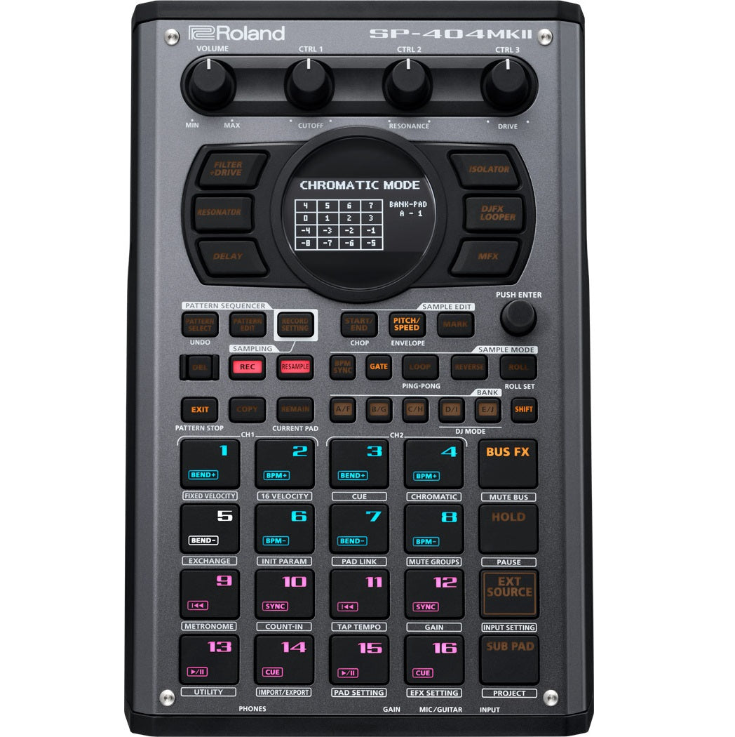 Roland SP-404MKII Creative Sampler and Effector chromatic mode