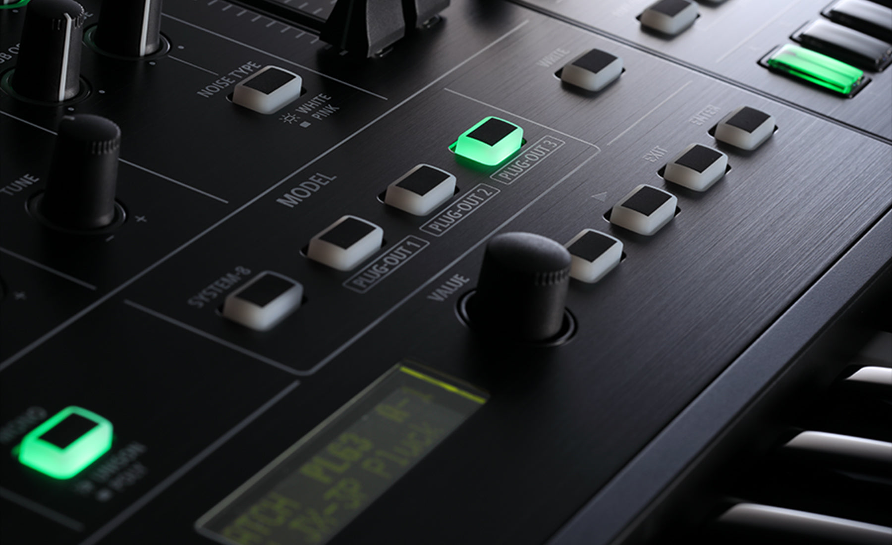 Roland System-8 knobs
