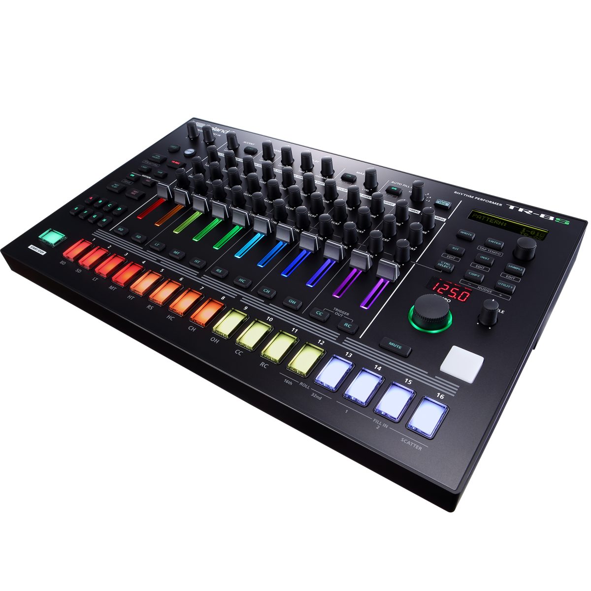 Roland TR8S Rhythm Performer angle