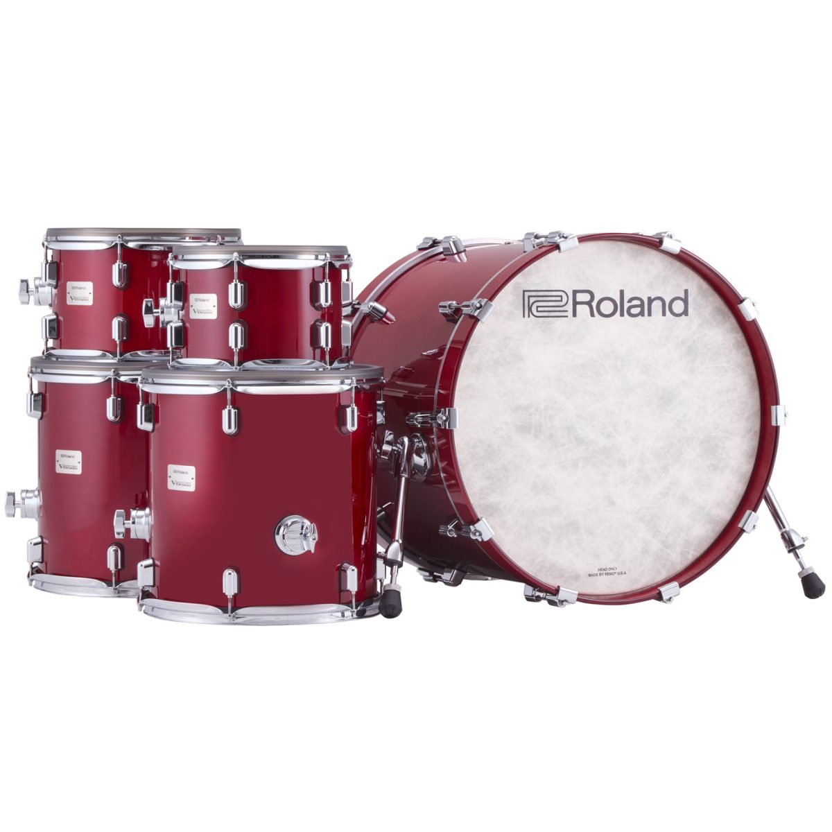 Roland - VAD716 V-Drums Acoustic Design - Gloss Cherry