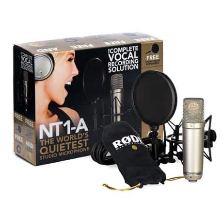 Rode – NT1-A Microphone à condensateur à large diaphragme