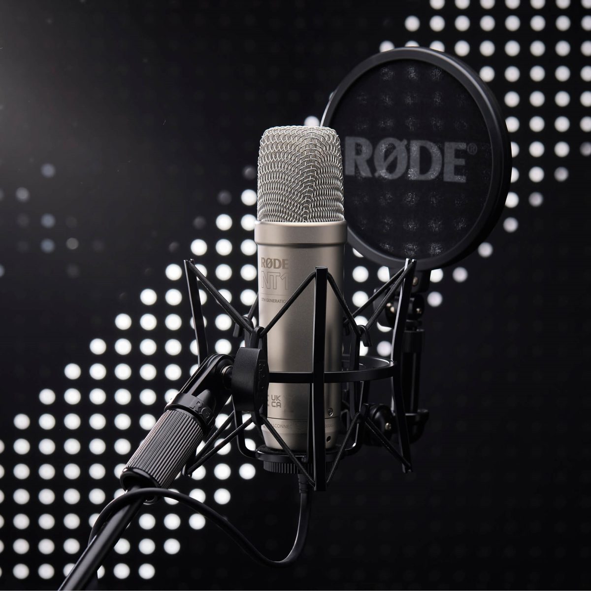 Rode - NT1 5th Generation Silver Studio Condenser Microphone