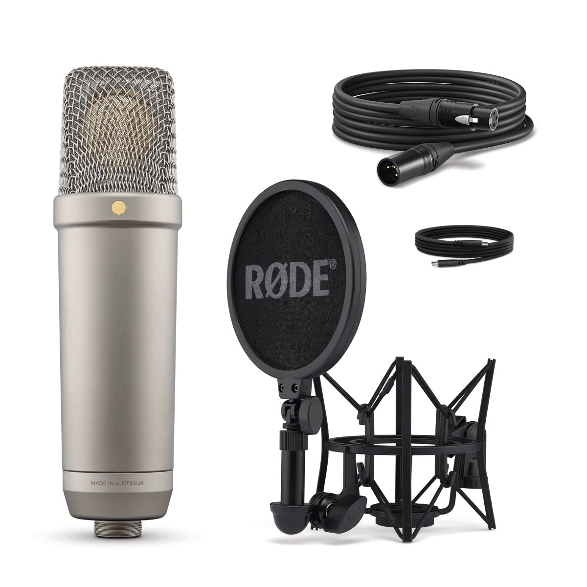 Rode - NT1 5th Generation Silver Studio Condenser Microphone