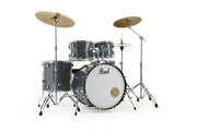 Pearl - Roadshow Series 5-Piece Complete Drum Set with Hardware, Cymbals & Throne, Charcoal Metallic #RS525SBCC706