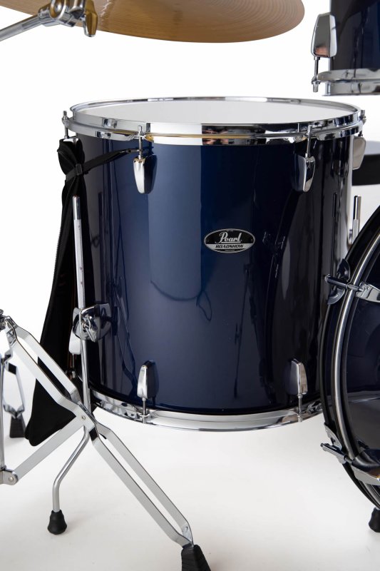 Pearl - Roadshow Series 5-Piece Complete Drum Set with Hardware, Cymbals & Throne, Royal Blue Metallic #RS525SBCC743