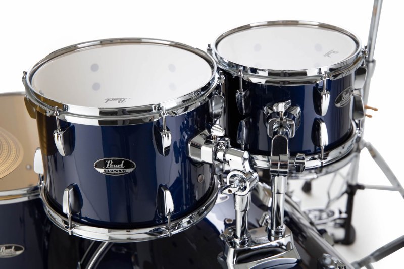 Pearl - Roadshow Series 5-Piece Complete Drum Set with Hardware, Cymbals & Throne, Royal Blue Metallic #RS525SBCC743