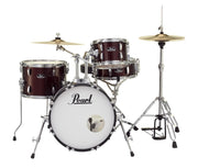 Pearl - Roadshow Complete 4-Piece Drum Set w/ 18" Bass Drum, Wine Red #RS584CC91
