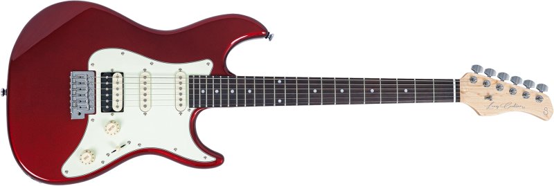 Sire - Sire S1 Double-Cut Electric Guitar with Standard HSS Pickups, Candy Apple Red #S1-CAR