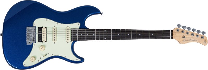 Sire - Sire S1 Double-Cut Electric Guitar with Standard HSS Pickups, Dark Navy #S1-DNAVY