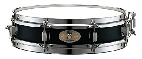 Pearl - 13 x 3 Inches Black Steel Piccolo Snare Drum #S1330B