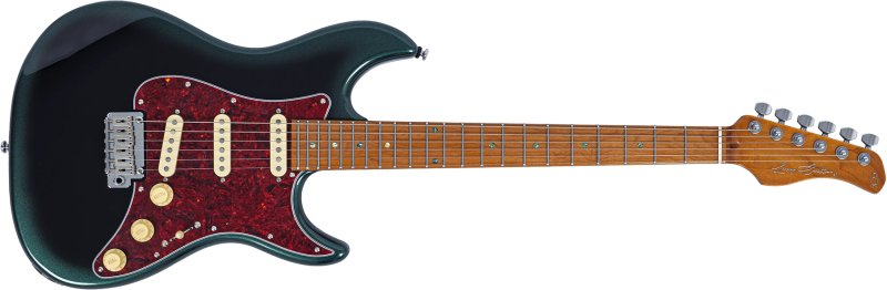 Sire - Sire S7 New Gen Double-Cut Electric Guitar with LC Super SSS Pickups, Dark Forest #S7-NEWGEN-DFOREST