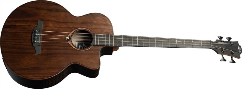 LAG Guitars - Jumbo Cutaway Acoustic / Electric Guitar With Padded Cover, Satin Open Pore #SAUVAGE-BCE