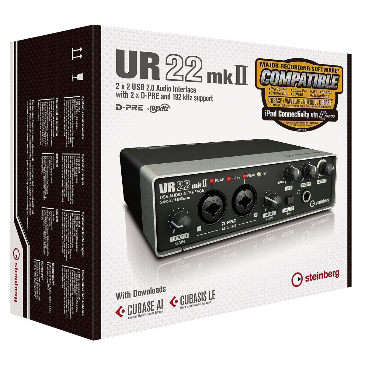 Steinberg - UR22mkII USB 2 x 2 Audio Interface