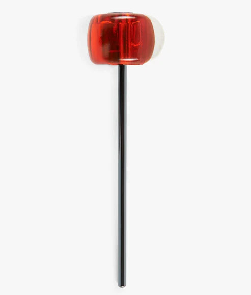 Gibraltar - 6.25" Red Acrylic / Felt Bass Drum Beater #SC-3267