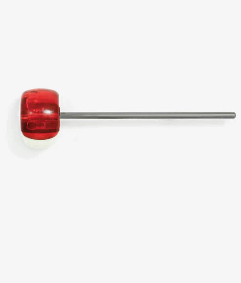 Gibraltar - 6.25" Red Acrylic / Felt Bass Drum Beater #SC-3267