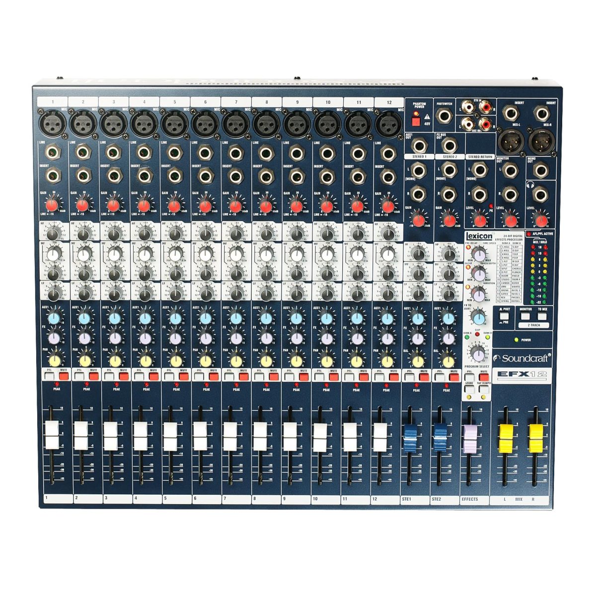 Soundcraft EFX 12 top