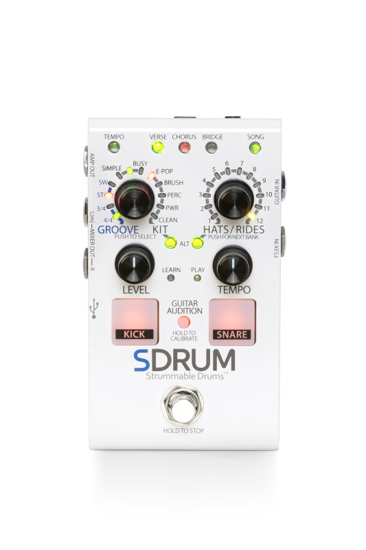 Digitech - Strummable Drums Auto Drummer Guitar Effect Pedal #SDRUM