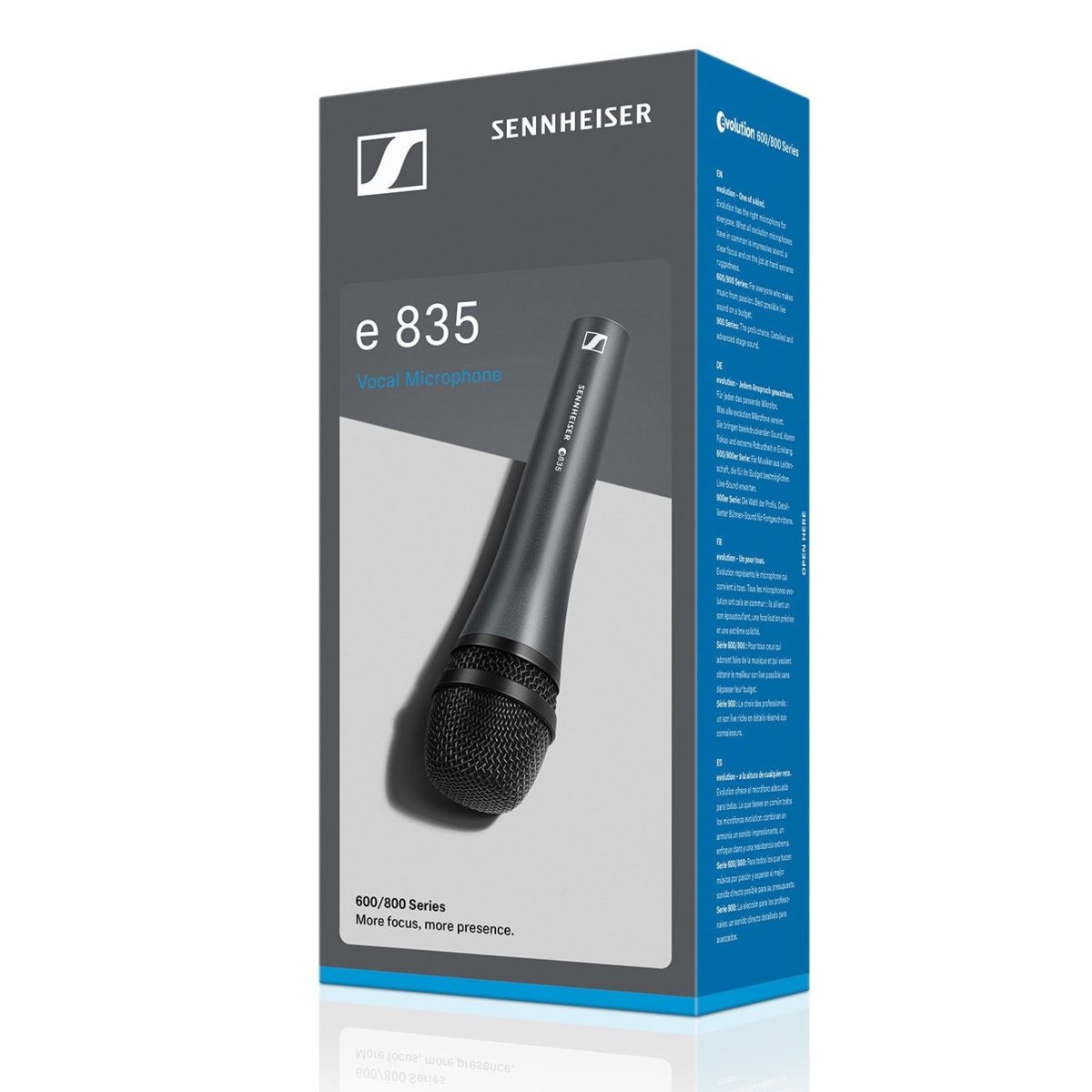 Sennheiser E835 - Live Vocal Microphone box